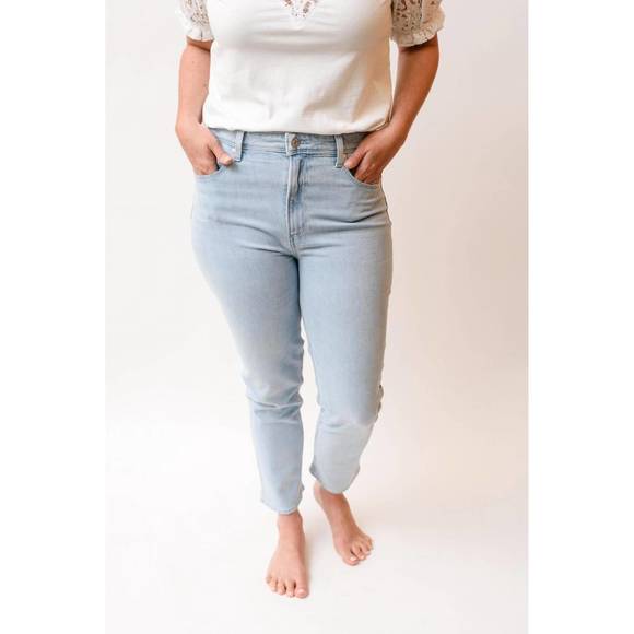 NEW PAIGE high rise slim crop pants in sarah - Picture 1 of 1